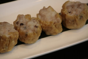 C2 Siu Mai Gestoomde pasteitjes van varkensvlees en Chinese champignons.