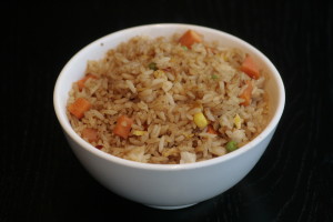 H5 Chao Fan Vegetarische gebakken rijst.